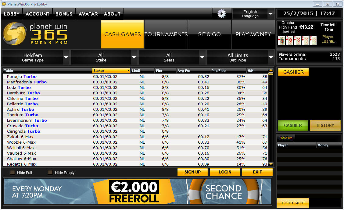 Spin Palace no deposit welcome bonus