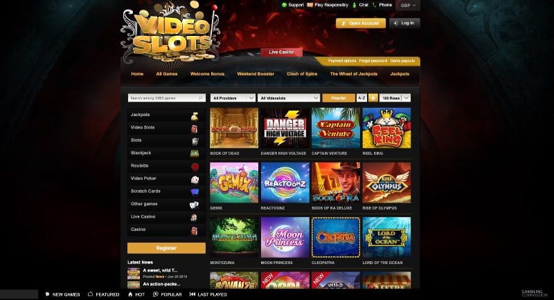 top 5 online casino uk