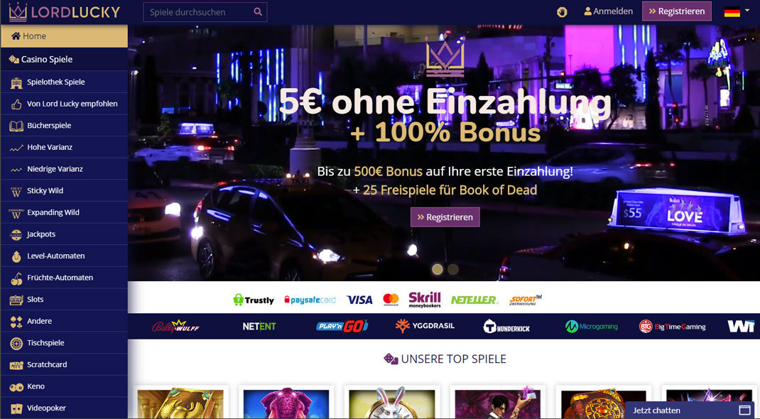no deposit bonus casino list 2020