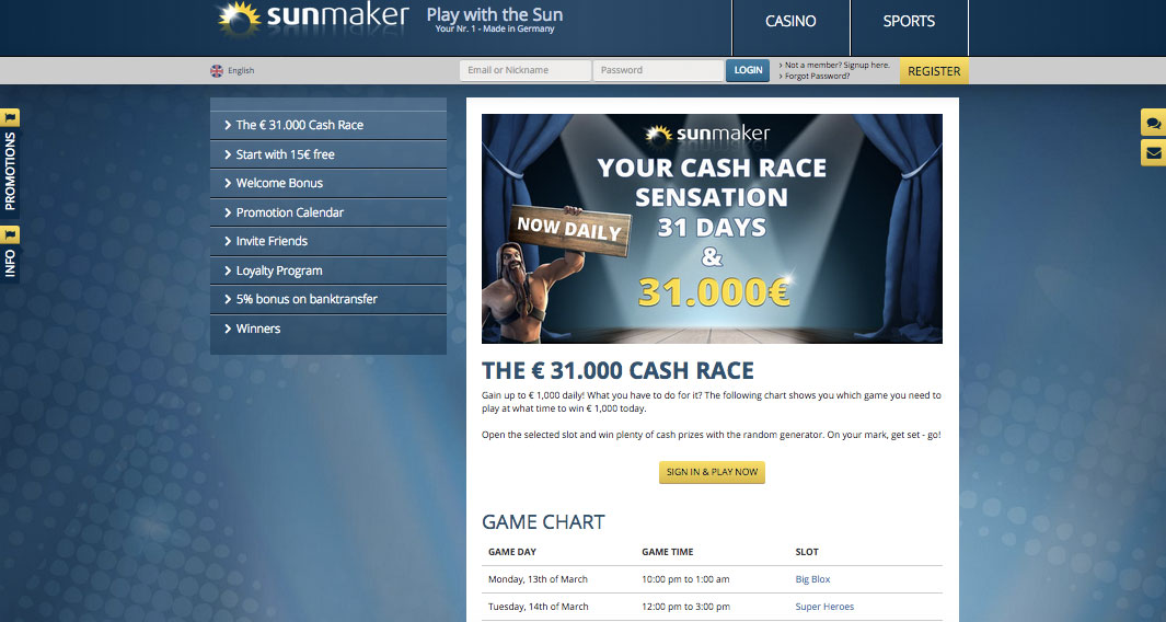 super nudge 6000 video slot