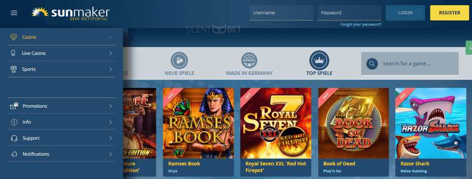 eldorado casino online games